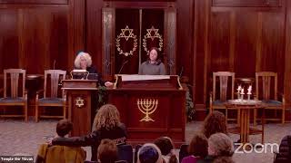 Shabbat Services with 2nd grade Rabbi Cari and Beth [upl. by Yor]