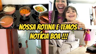 ROTINA DO DIA TODO  CASAL NA LIMPEZA  ALMOÇO FRESQUINHO  BASTIDORES DA LOJA  NOTÍCIA BOA E MAIS [upl. by Assennav622]