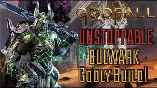 GodFall BROKEN Bulwark Build 3 Valorplates In One Insane Build [upl. by Sinnel]