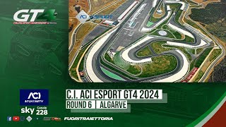 ACI ESport  Campionato Italiano GT4 2024 iRacing  Round 6  Algarve [upl. by Carpenter314]