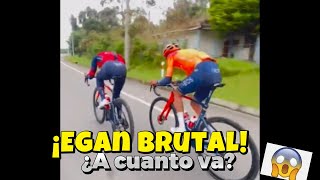 Egan Bernal💥👉🏽¡Como una MOTO🚀Paso DEMOLEDOR💪🏽Video VIRAL [upl. by Belford585]