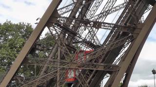 Paris Aufzug zum Eiffelturm Elevator to the Eiffel Tower [upl. by Abdu]