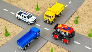 Diy mini bulldozer and concrete mixer for perfect road construction  Top most creative DIY tractor [upl. by Sydel398]