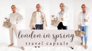 London in Spring Travel Capsule Wardrobe [upl. by Akived]