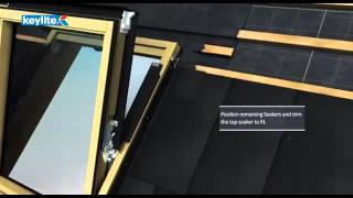 Keylite Slate Roof Flashing Installation SRF [upl. by Iruahs]