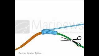 How to tie Dacron Leader Splice [upl. by Blithe]