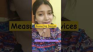 MEASURING DEVICESshortsGK COMPETITIVE EXAMshortsvideo [upl. by Hafeetal]