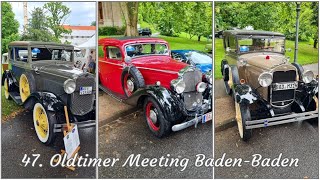 BadenBaden 47 Oldtimer Meeting 2024 🚗🚙🚘 [upl. by Nnayllas]