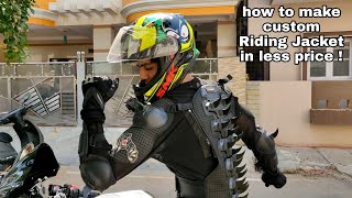 How to make Custom Riding Jacket in less price  2000 custom riding Jacket [upl. by O'Neill]