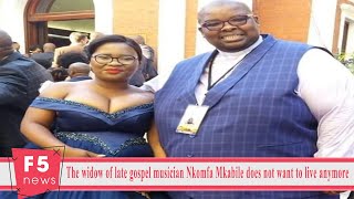 The widow of late gospel musician Nkomfa Mkabile does not want to live anymore [upl. by Leirol122]