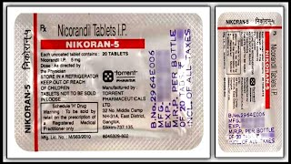 Nicorandil tablets ip 5mg  Nikoran 5 mg tablet  Nicorandil tablets ip 5mg hindi [upl. by Galligan]