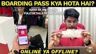 What Is A Boarding Pass amp How To Get It COMPLETE INFORMATION Webcheckin Raise Kare [upl. by Anayet]