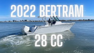 2022 Bertram 28 CC powered by Twin Mercury 300 V8s  GRANDER MARINE [upl. by Resneps55]