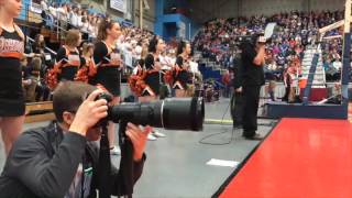 Time lapse of the Messalonskee girls winning the 2017 Class A basketball states [upl. by Htiduy]