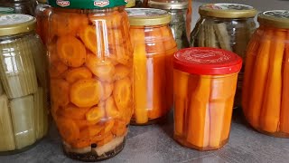 Voici Comment conserver des carottes ✅ تصبير🥕مضمون لي أعوام ويبقى بنين وجاهز للاستهلاك لما تحتاجيه [upl. by Ayt92]