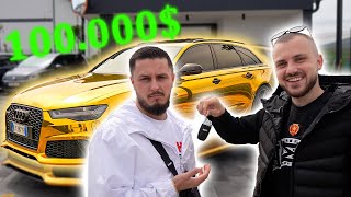 SURPRISING MY BROTHER WITH HIS DREAM CAR  NEW AUDI RS6 GOLD [upl. by Naruq]