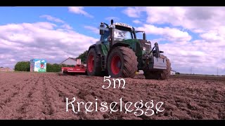 5m Kreiselegge  Fendt 718  Maschio  rotary harrow  GASPARDO  GoPro [upl. by Adnawyt]