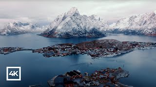 Reine  The Most beautiful Village in Norway 4K [upl. by Fawnia]