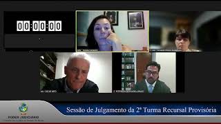 TJGO  2ª Turma Recursal PROVISÓRIA Sessão de Julgamento transmitida AO VIVO em 02022022 às 14h [upl. by Aihsit242]