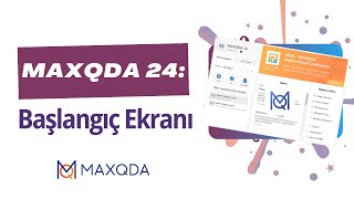 MAXQDA 24 Başlangıç Ekranı [upl. by Reagan713]