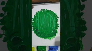 Greenary 💚 art gouache painting gouachepaint forest art artist artwork [upl. by Navaj]