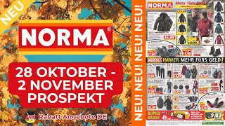 NORMA Prospekt Werbung  Prospekt Gültig von 28102024  Rabatt Angebote DE [upl. by Adnylg]