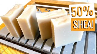 This Shea Butter Soap Bar Recipe is So Easy and So Worth the Effort [upl. by Elocal944]