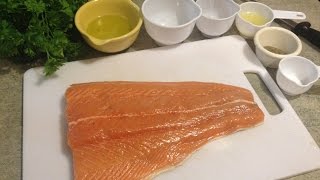 Easy Oven Baked Atlantic Salmon from the Shores of Nova Scotia [upl. by Elatsyrc]