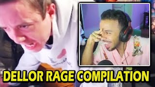 Hamlinz reacts to Dellors Rage Compilation 8 [upl. by Niel626]