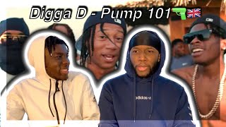 DIGGA D  PUMP 101 ft StillBrickin’ REACTION  UK🇬🇧 SCOUSE RAP🔥 [upl. by Gobert179]