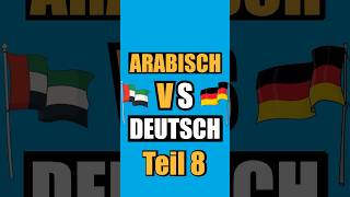 Arabisch vs Deutsch 🇸🇦🇩🇪 – Teil 8ArabischLernen arabisch ArabischFürAnfänger Quran [upl. by Lebasiairam]