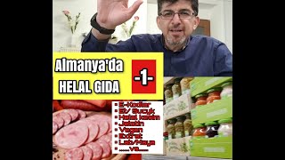 ALMANYADA HELAL GIDA DETAYLI ANLATIM 1 Helal Kesim Jelatin E Kodlar Vegan kavramı Caiz mi [upl. by Annirak]