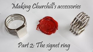 Making Churchill’s signet ring [upl. by Okim]