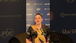 Ja Ricardo du stehst im Viertelfinale 🇩🇪 darts dartsem ECdarts24 [upl. by Arocat]