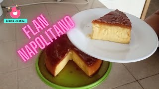 flan napolitano en olla express muy cremosito y facil [upl. by Scholem]