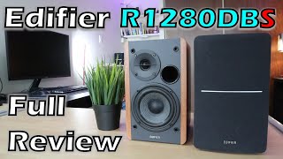 Edifier R1280DBs speakers full review amp sound test with Soundfield Spacializer on amp off [upl. by Benyamin]