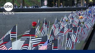 Remembering lives lost in 911 attacks 22 years later  ABCNL [upl. by Bigner]