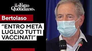 Vaccino Covid Bertolaso quotNuovo sistema operativo dal 2 aprile Tutti vaccinati entro metà luglioquot [upl. by Eico]