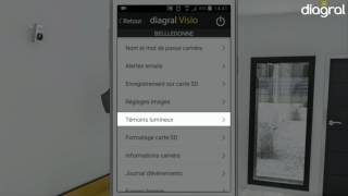 Vidéo n°4  Paramétrer les témoins lumineux des caméras Diagral Visio [upl. by Savart]