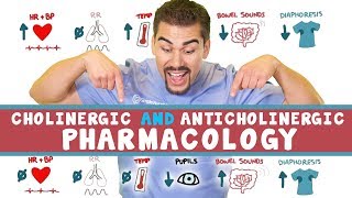 Cholinergic and Anticholinergic Pharmacology for Nursing Students [upl. by Eeruhs]