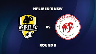 NPL Men’s NSW Round 9 NWS Spirit FC v St George FC [upl. by Lain176]