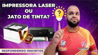 Impressora Laser ou Jato de Tinta Qual usar na gráfica rápida [upl. by Ilke]