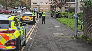 MAJOR POLICE INCIDENT IN TOWNHEAD GLASGOW [upl. by Naaman197]