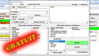 APPLICATION DE GESTION DE CAISSE  CAISSE CS16 E5  Excel تطبيق تسيير الصندوق [upl. by Htebazileyram14]