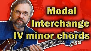 Modal Interchange  Chord Progressions with Beautiful IVm ideas [upl. by Ronym753]