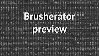 Brusherator panel preview Photoshop CCCC2014CC2015 [upl. by Nnylaf]