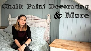 Chalk Paint Decorating on Walls amp Furniture  The Carpenters Daughter [upl. by Whallon]