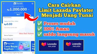 CARA GESTUN LAZADA PAYLATER TERBARU 2024  MENCAIRKAN LIMIT LAZADA PAYLATER KE SALDO DANA [upl. by Nakasuji23]