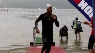 T1  Ironman Haugesund Norway 2013 with quotThe Manquot Dave Scott back in action [upl. by Litnahs]