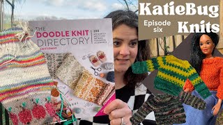 KatieBug Knits tiny sweaters colorwork cuff club Episode 6 [upl. by Lovato18]